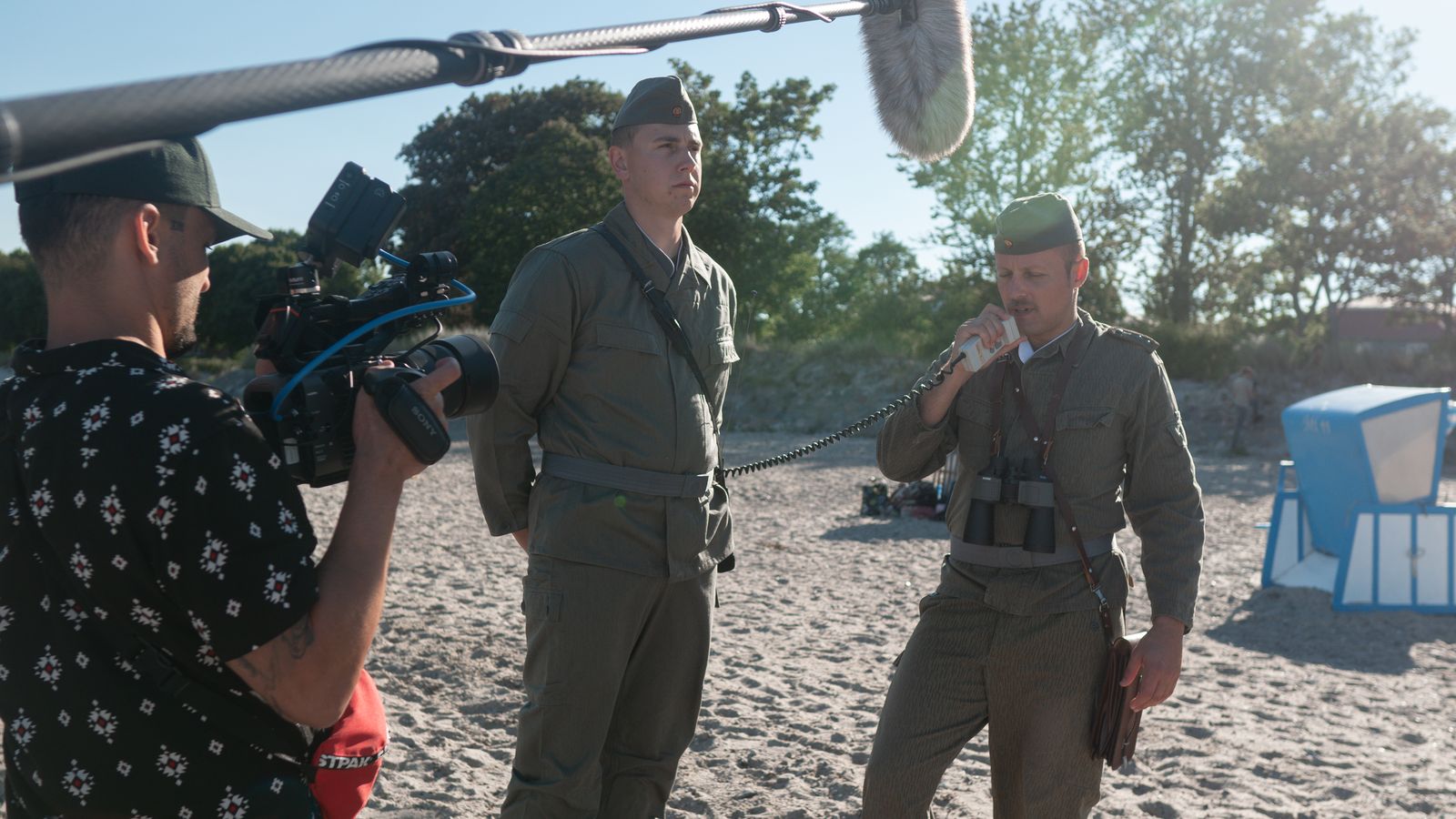 Am Set — Dreharbeiten in Boltenhagen